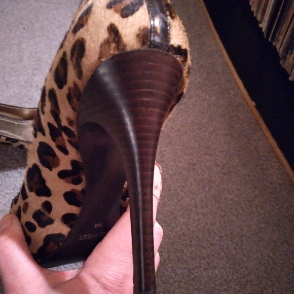 Nine West leopard print heels - Picture 4 of 9